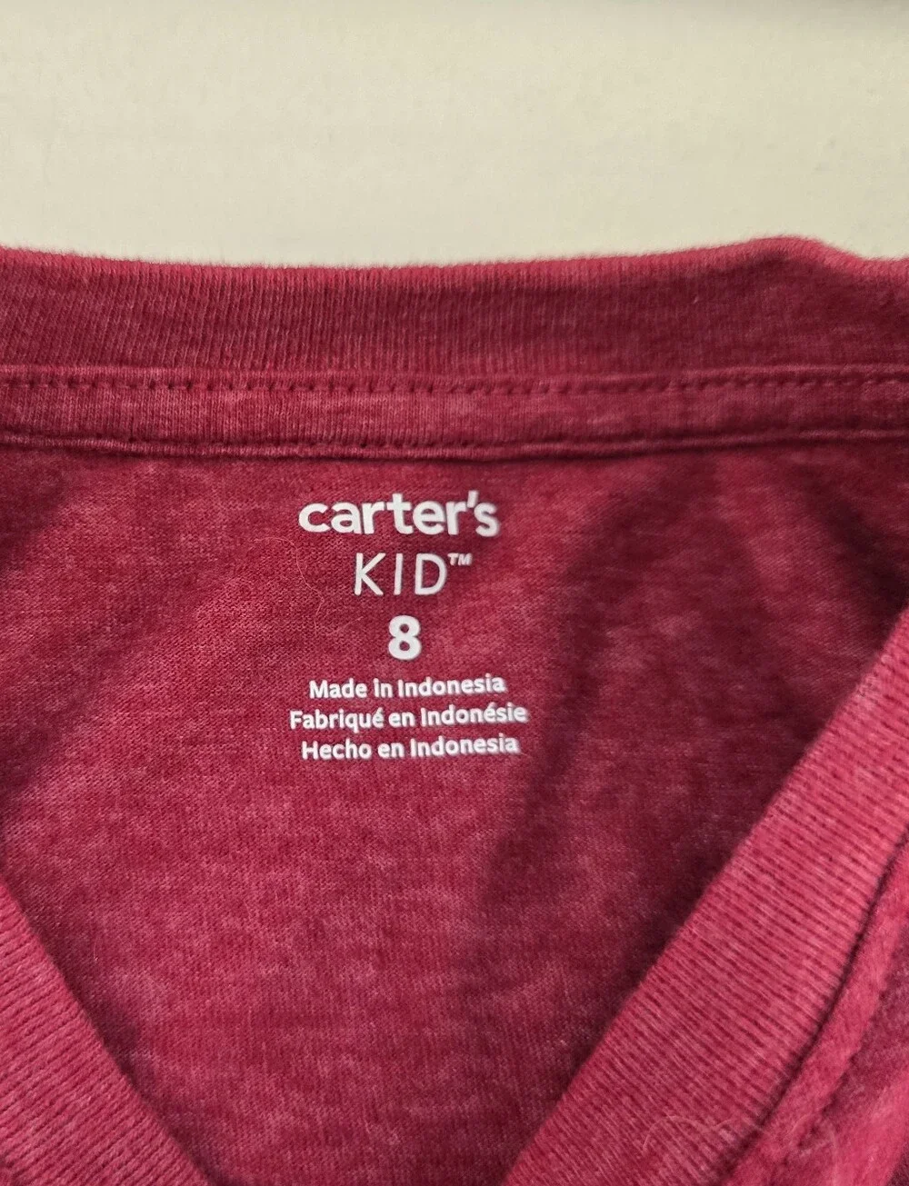 Carter's Red Short-Sleeve Tee with Monster Truck Graphic